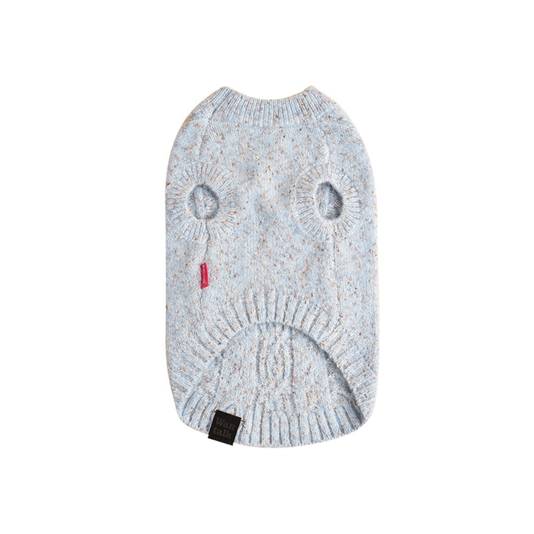 Ozzie - Speckled Ear Cutout Dog Pullover Sweater