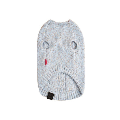 Ozzie - Speckled Ear Cutout Dog Pullover Sweater