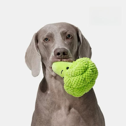 Petkin - Vegetable Character Plush Play Dog Toy
