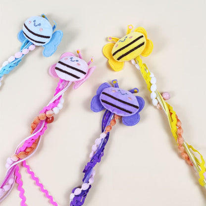 Moo - Bee Shaped Plush Cat Teaser Wand Toy