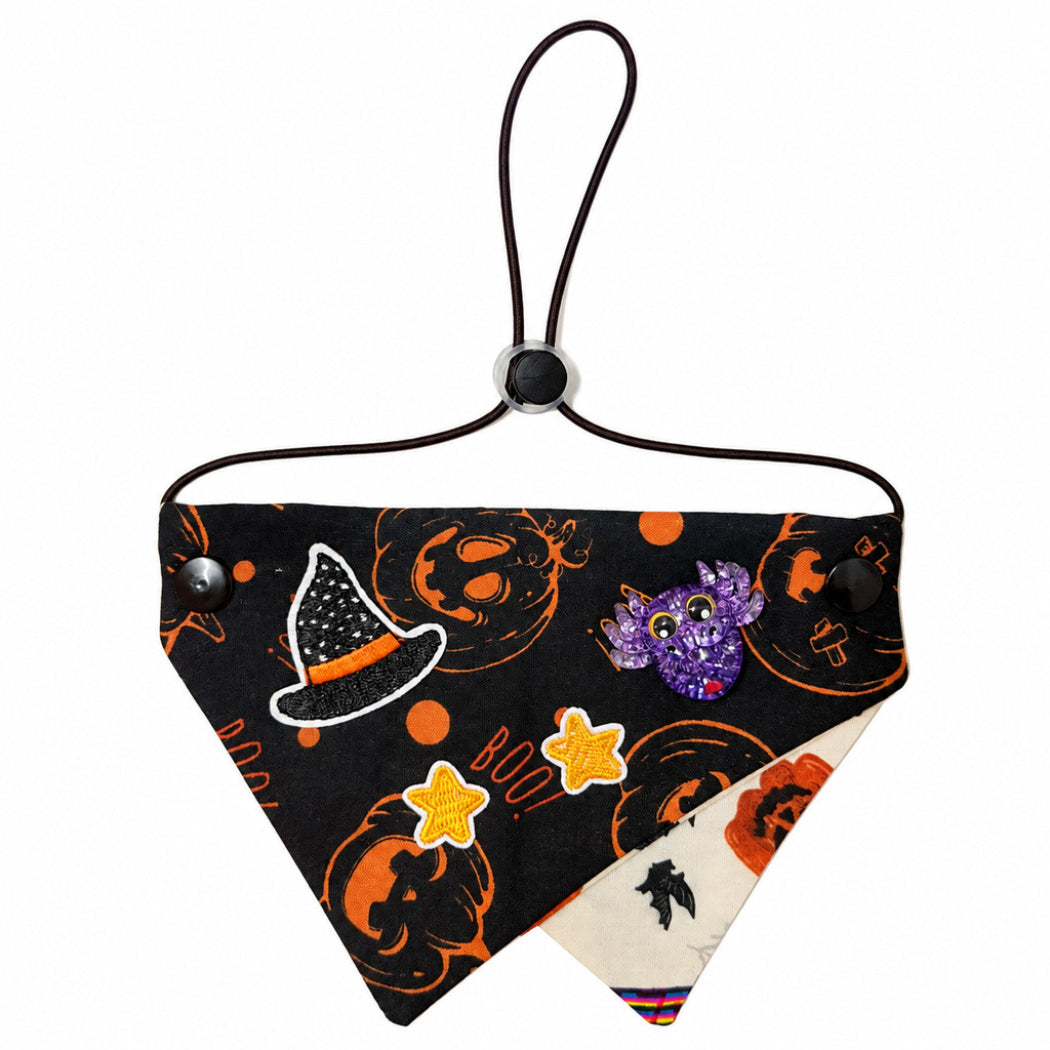 Mokka - Halloween Double-Layer Bandana Pet Neckwear