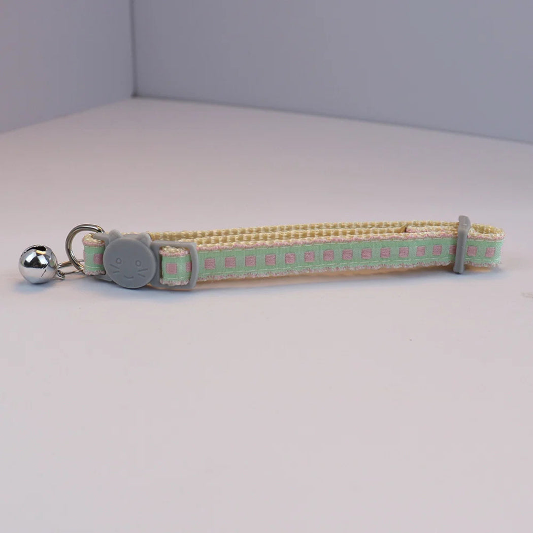 Mokka - Square Pattern Breakaway Cat Collar
