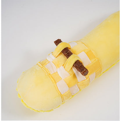Petkin - Squeaky Crinkle Hide Treat Plush Dog Toy