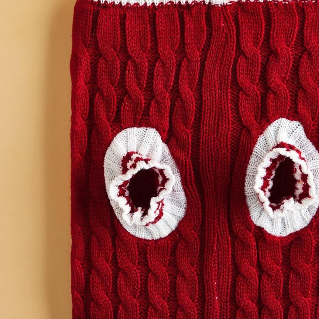 Ozzie - Round Neck Knit Pet Sweater Vest