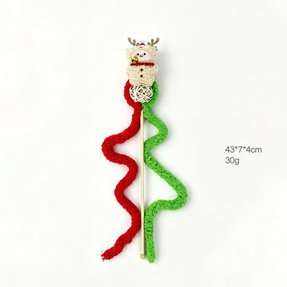 Christmoo - Christmas Character Teaser Cat Wand Toy