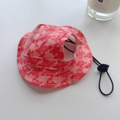 Ozzie -  Denim Plaid Pet Hat