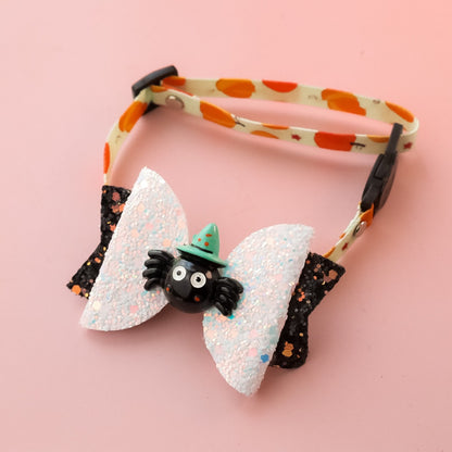 Halloweek - Cartoon Halloween Pumpkin Ghost Spider Collar