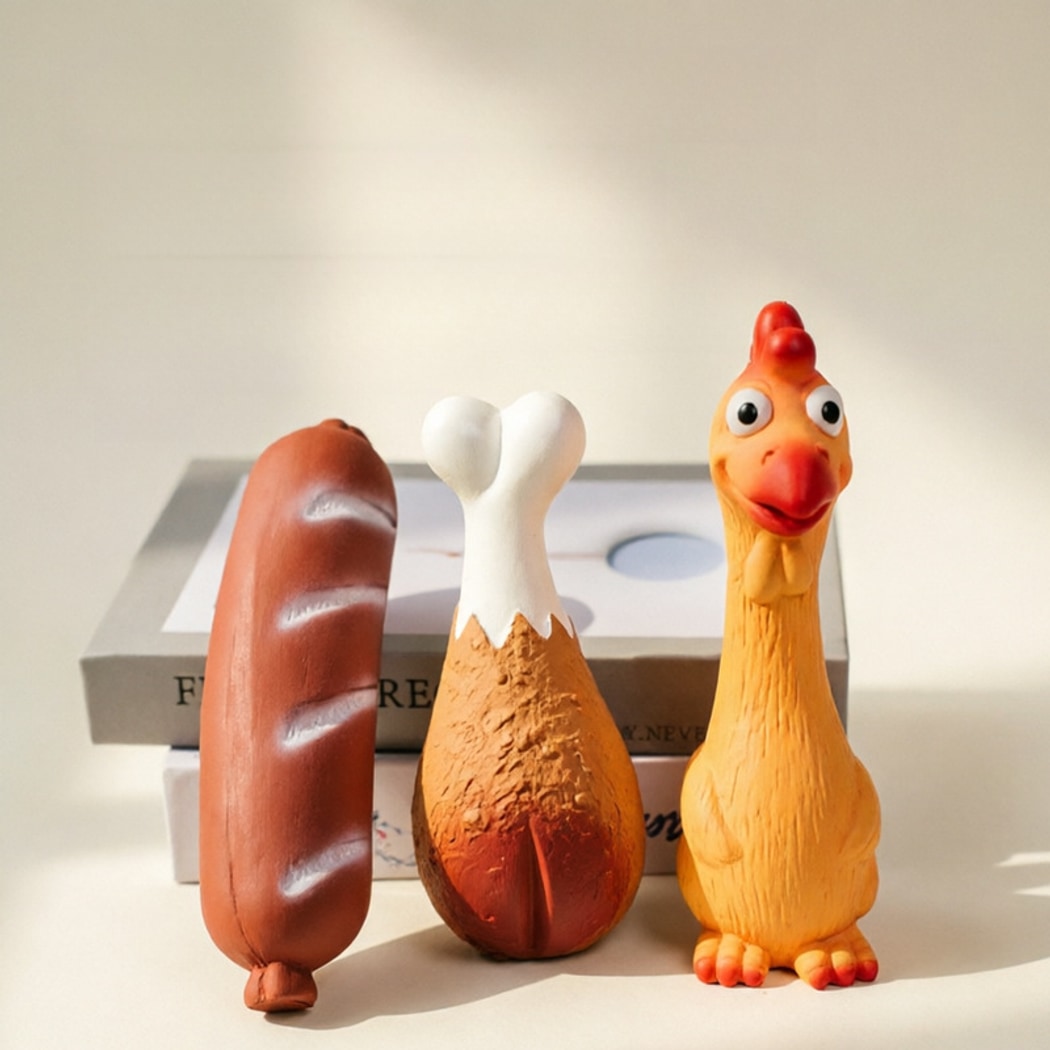 Petkin - Food Shape Squeaky Dog Toy