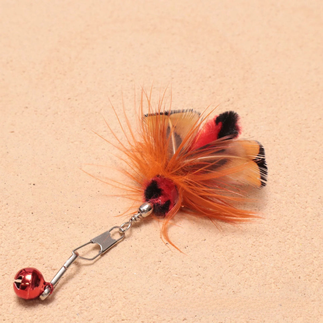 MOO Feather Bug Cat Teaser Refill Set