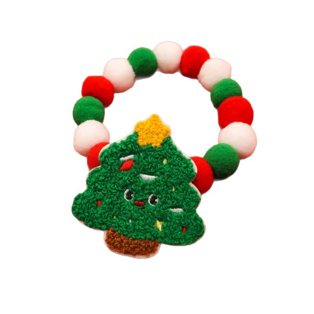 Christmoo - Cartoon Holiday Pattern Christmas Cat Collar
