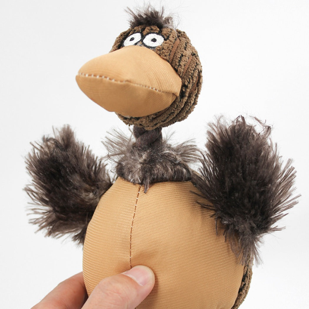 Petkin – Funny Bird Squeaky Rope Toy