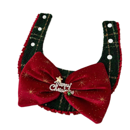 Mokka - Christmas Dog Hat and Collar Set