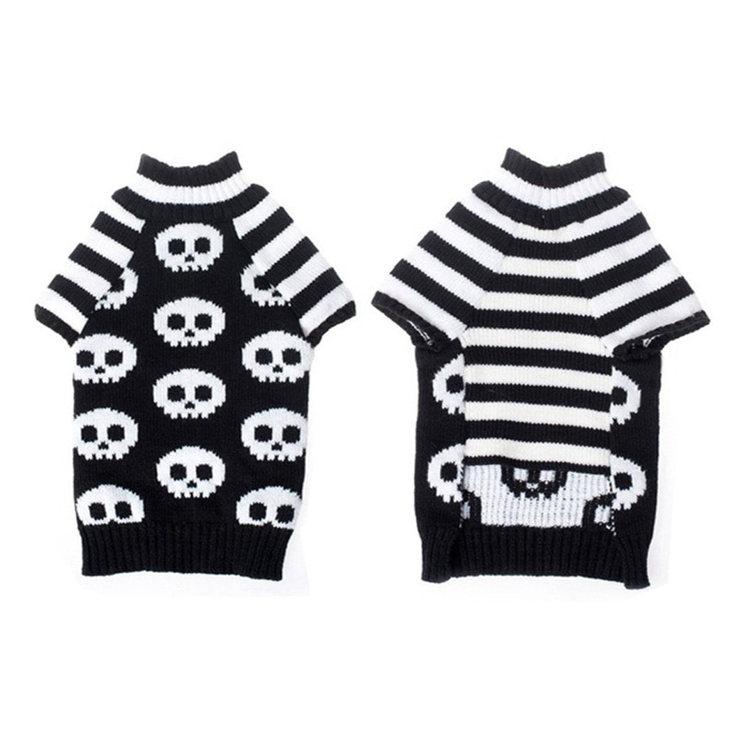 Halloweek - Halloween Skull Print Dog Costume Sweater