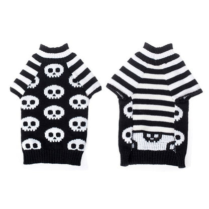 Halloweek - Halloween Skull Print Dog Costume Sweater