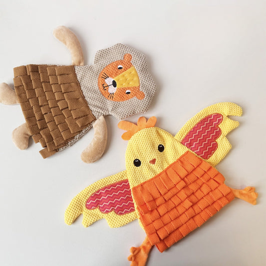 Snuffy - Animal Shape Crinkle Snuffle Mat for Dogs
