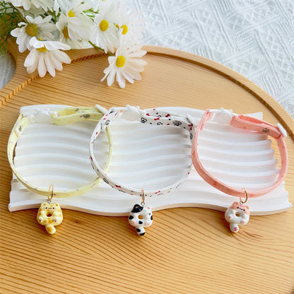 Mokka - Adjustable Decorative Pendant Cat Collar