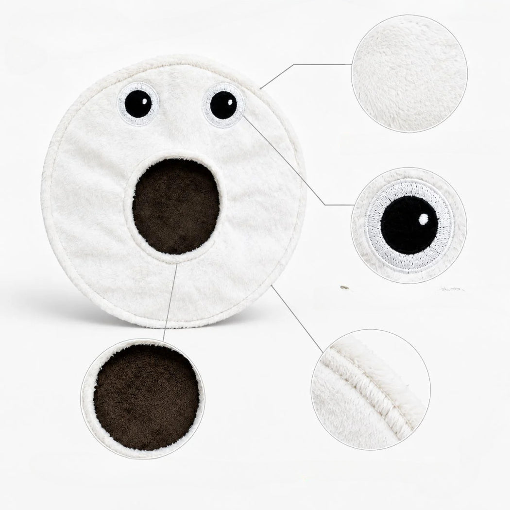 Petkin White Face Crinkle Dog Toy