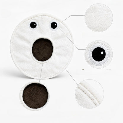 Petkin White Face Crinkle Dog Toy