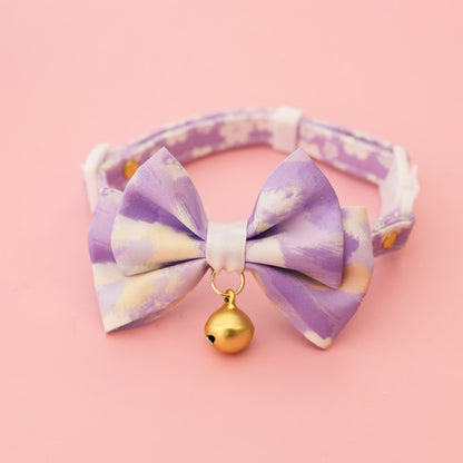 Mokka - Adjustable Bow Tie Bell Pet Cat Collar