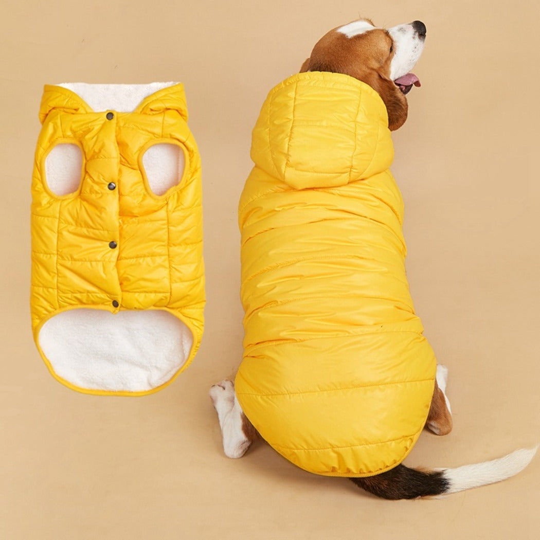 Ozzie – Puffer Hoodie Dog Coat