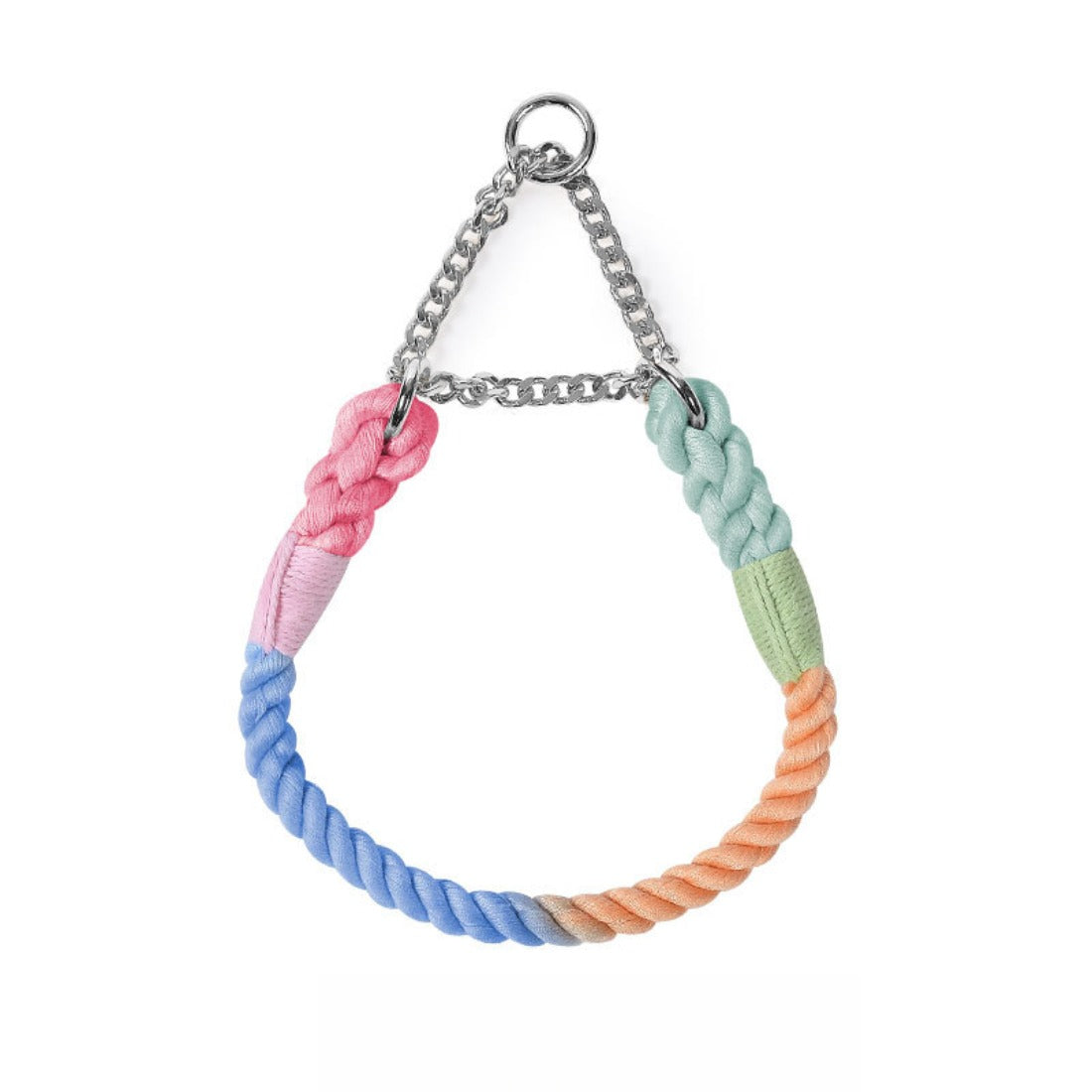 Loofie - Colorful Adjustable Collar with Chain for Medium and Large Dogs