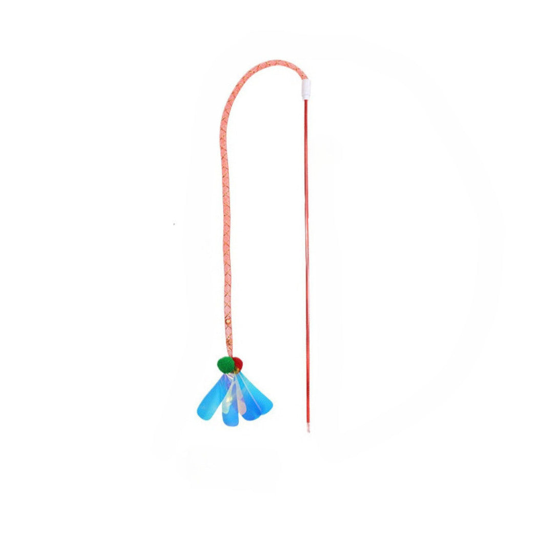 Moo - Mesh Wand with Bells Cat Toy