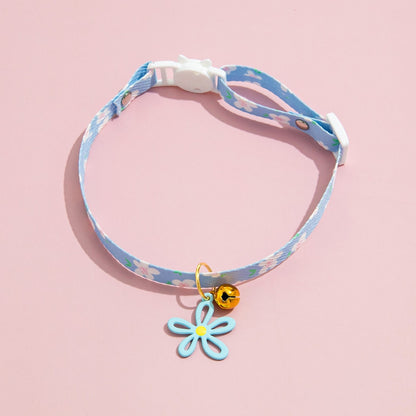 Mokka - Flower Cutout Bell Princess Style Cat Collar