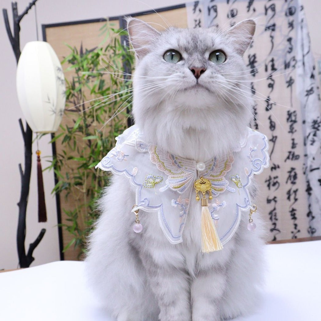 Mokka – Butterfly Embroidered Cat Collar