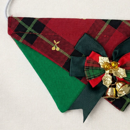 Mokka - Christmas Plaid Bandana Pet Neckwear