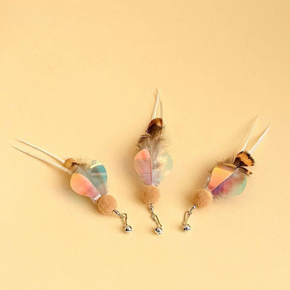 MOO - Flutter Wing Feather Cat Wand Refill Toy