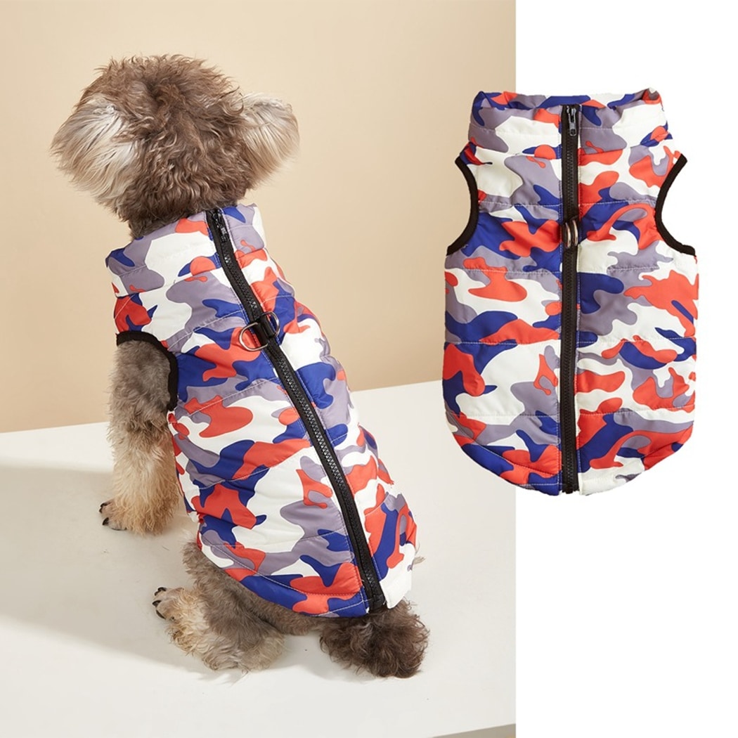 Ozzie - Camouflage Zipper Pet Vest