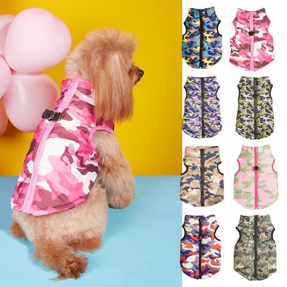 Ozzie - Camouflage Zipper Pet Vest