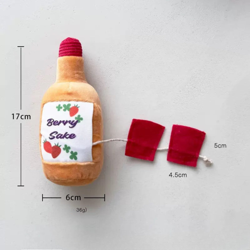 Petkin - Sake Bottle Treat Dispensing Pet Toy