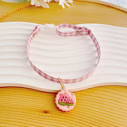 Mokka - Cute Biscuit Charm Safety Buckle Pet Collar