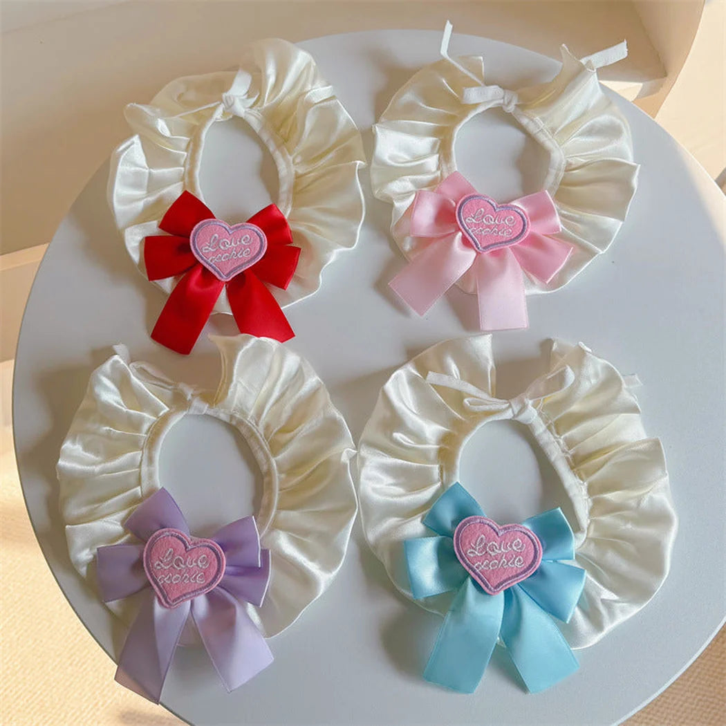 Mokka - Ruffled Bow Pet Neckwear