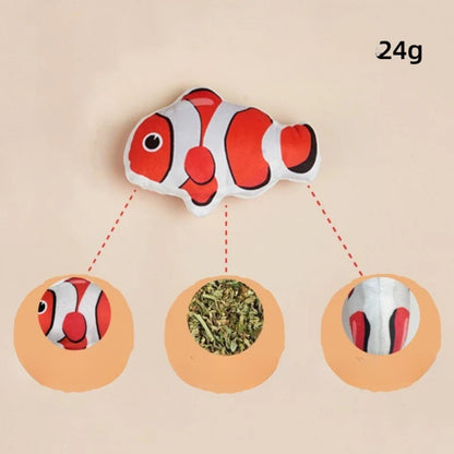 Moo - Cute Sea Life Plush Cat Toy