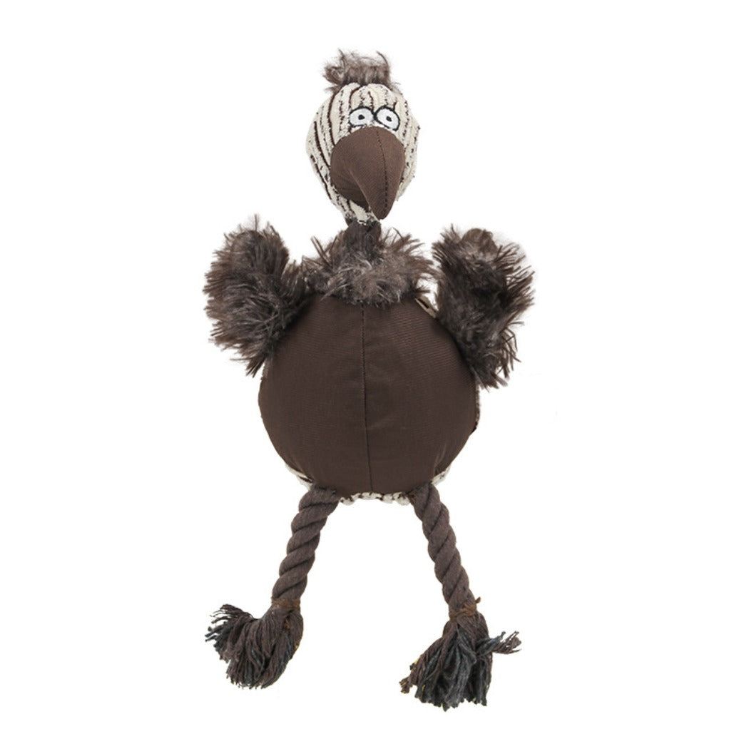 Petkin – Funny Bird Squeaky Rope Toy