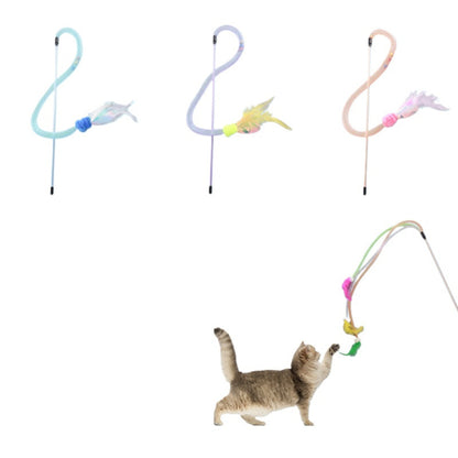 Moo - Soft Feather Wand Cat Toy