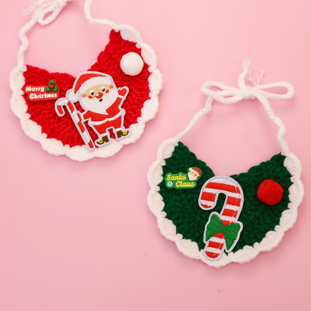Christmoo - Festive Holiday Motif Pet Bib