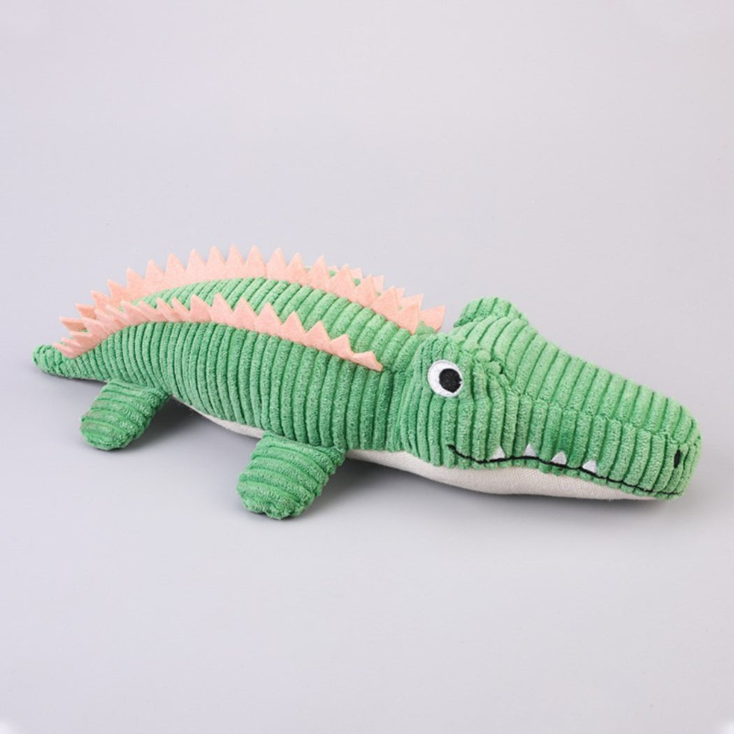 Petkin – Plush Crocodile Squeaker Toy