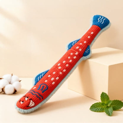 Moo - Fish Shaped Plush Interactive Cat Toy