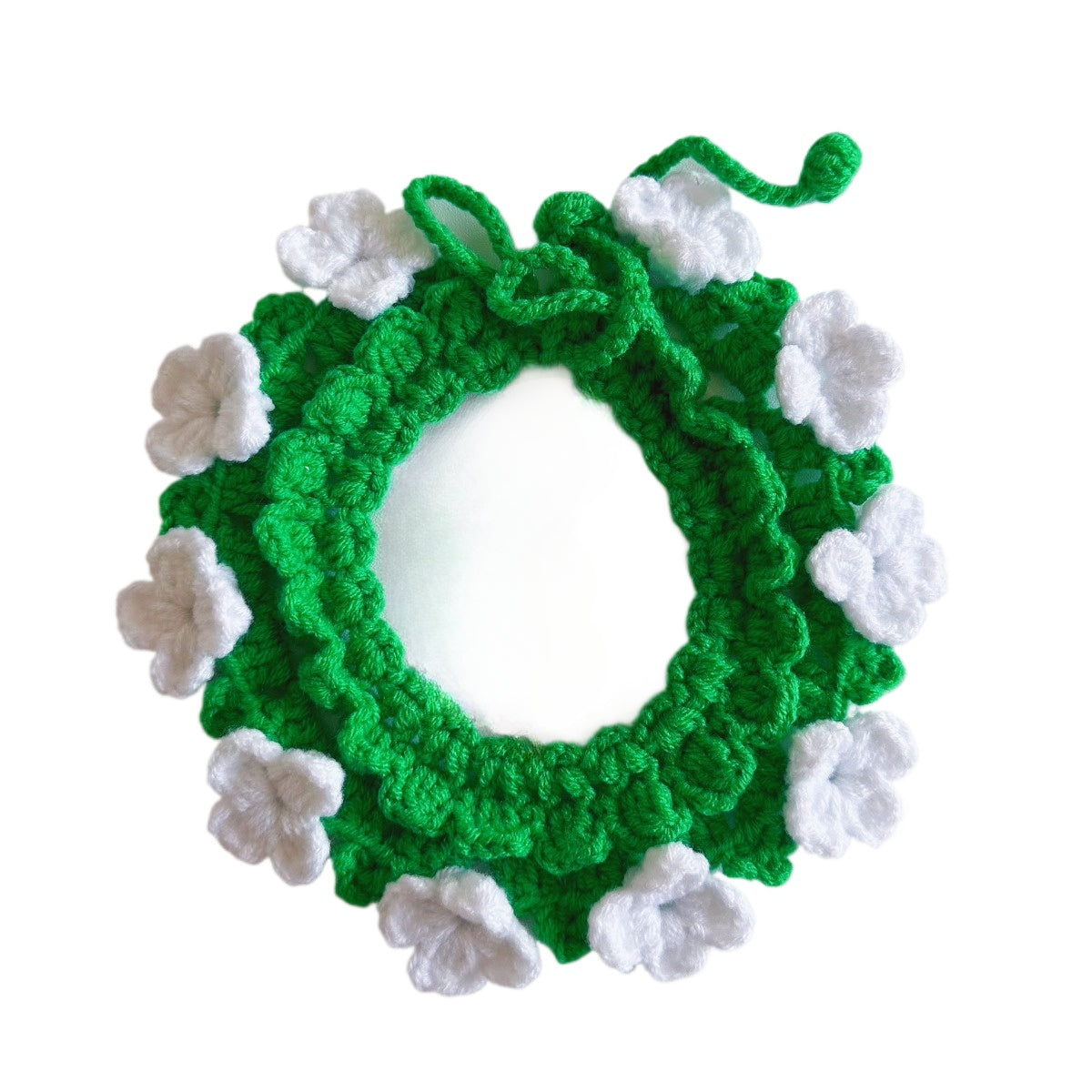 Mokka - Blooming Crochet Flower Collar