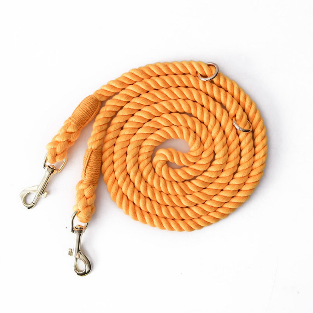 Loofie - 7.5ft Handsfree Colorful Rope Dog Leash