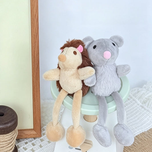 Moo - Hedgehog and Mouse Shape Plush Cat Toy