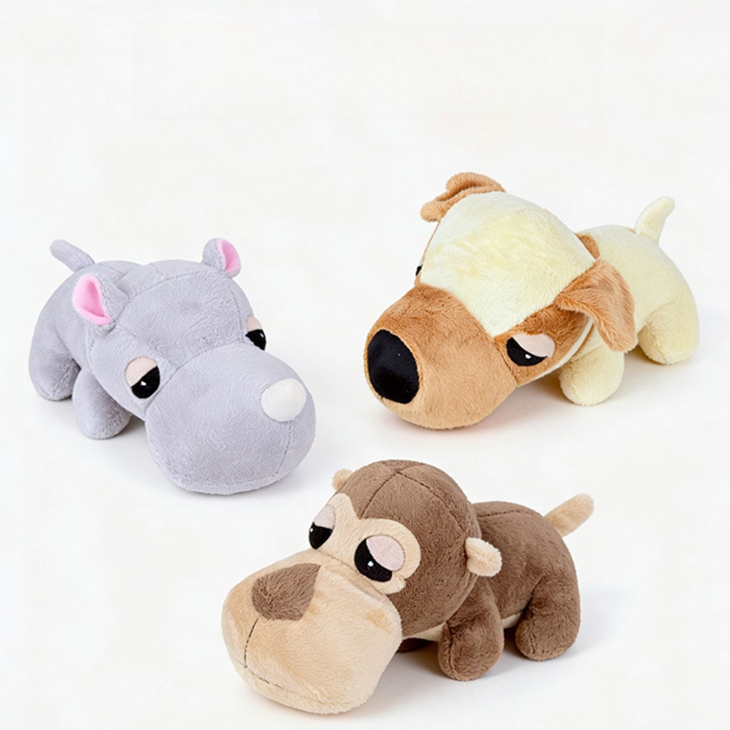 Petkin - Playful Animal Form Plush Squeaky Dog Toy