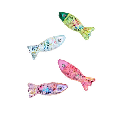 Moo - Shiny Fish Plush Cat Toy