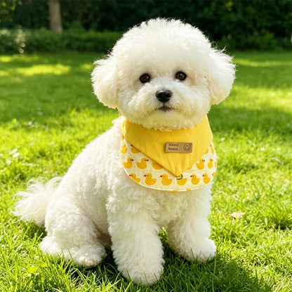 Mokka - Cartoon Print Cute Style Pet Bib