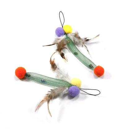 Moo - Feather Pom Cat Wand Refill Head Attachment