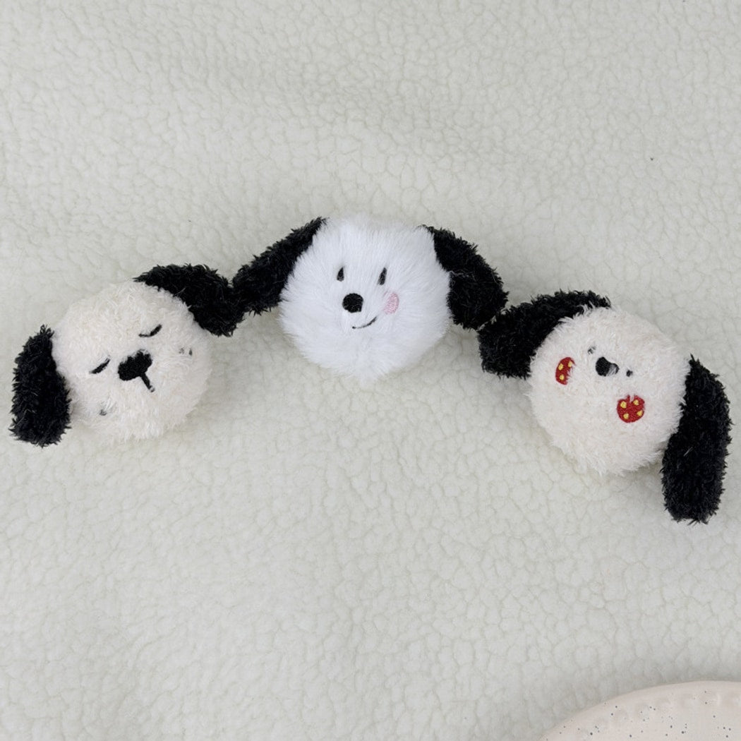Petkin - Animal Face Elastic Squeaky Dog Ball Toy