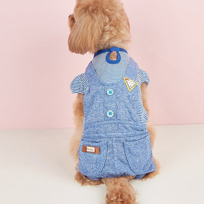 Ozzie - Dog and Cat Four-Leg Collar Pet Jumpsuit